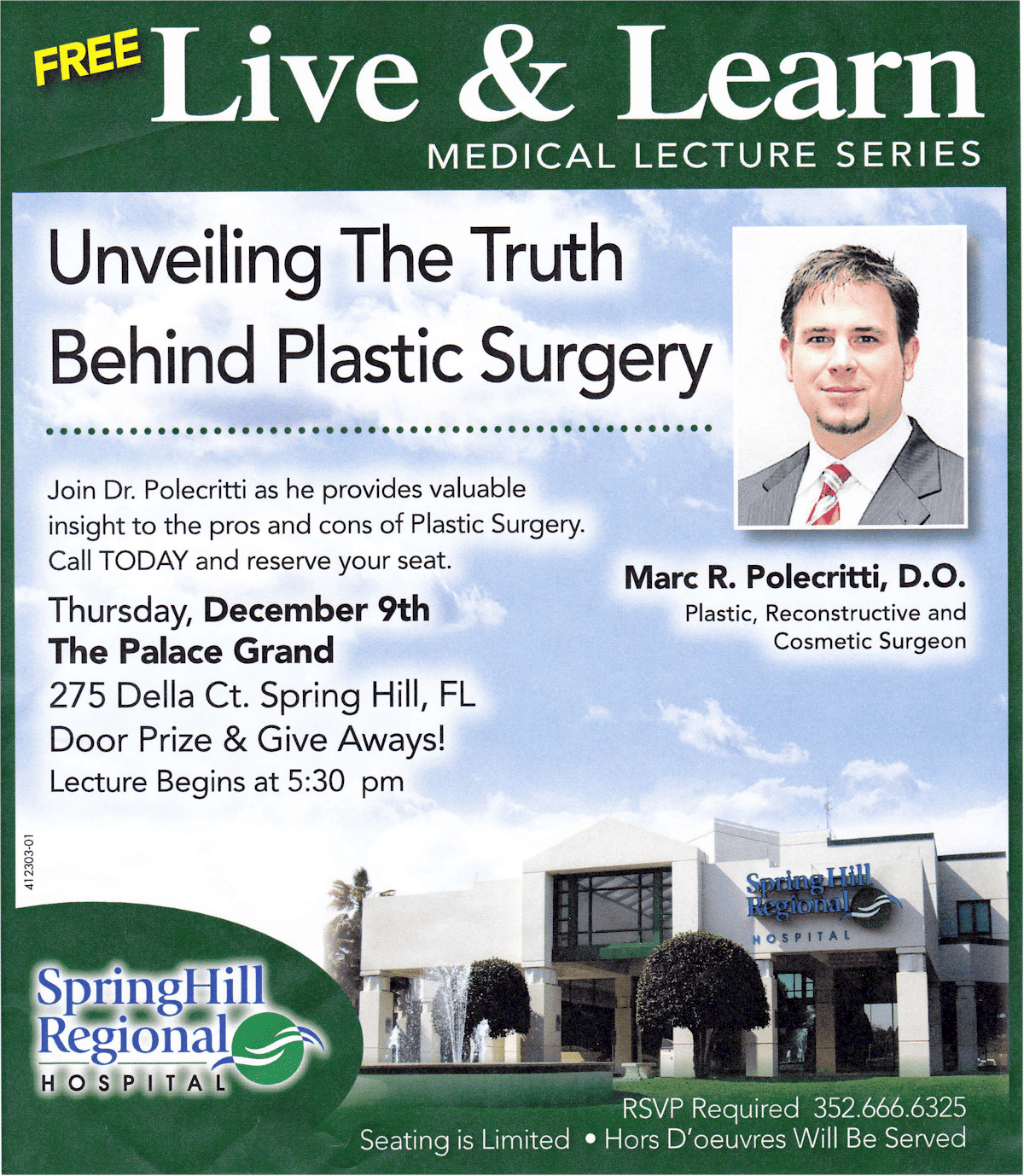Free Plastic Surgery Lecture